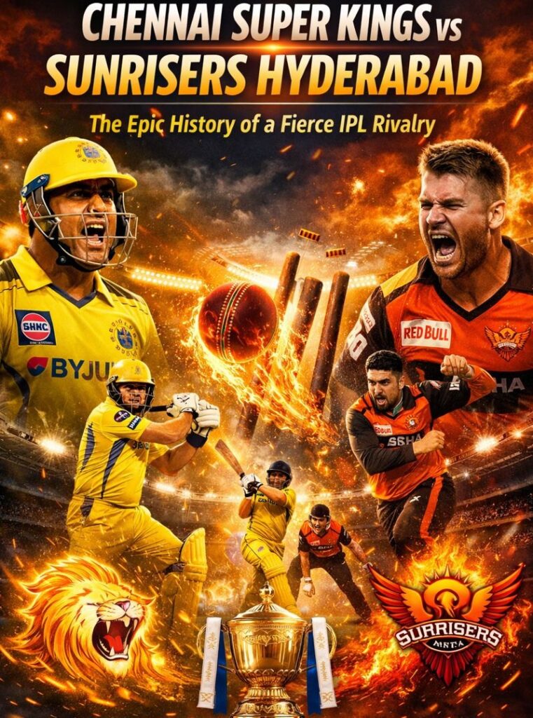 Chennai Super Kings vs Sunrisers Hyderabad Timeline