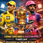 Chennai Super Kings vs Rajasthan Royals Timeline