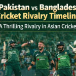 Pakistan National Cricket Team vs Bangladesh National Cricket Team Timeline
