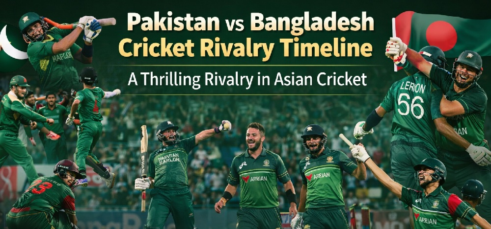 Pakistan National Cricket Team vs Bangladesh National Cricket Team Timeline