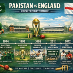 pakistan national cricket team vs england cricket team timeline