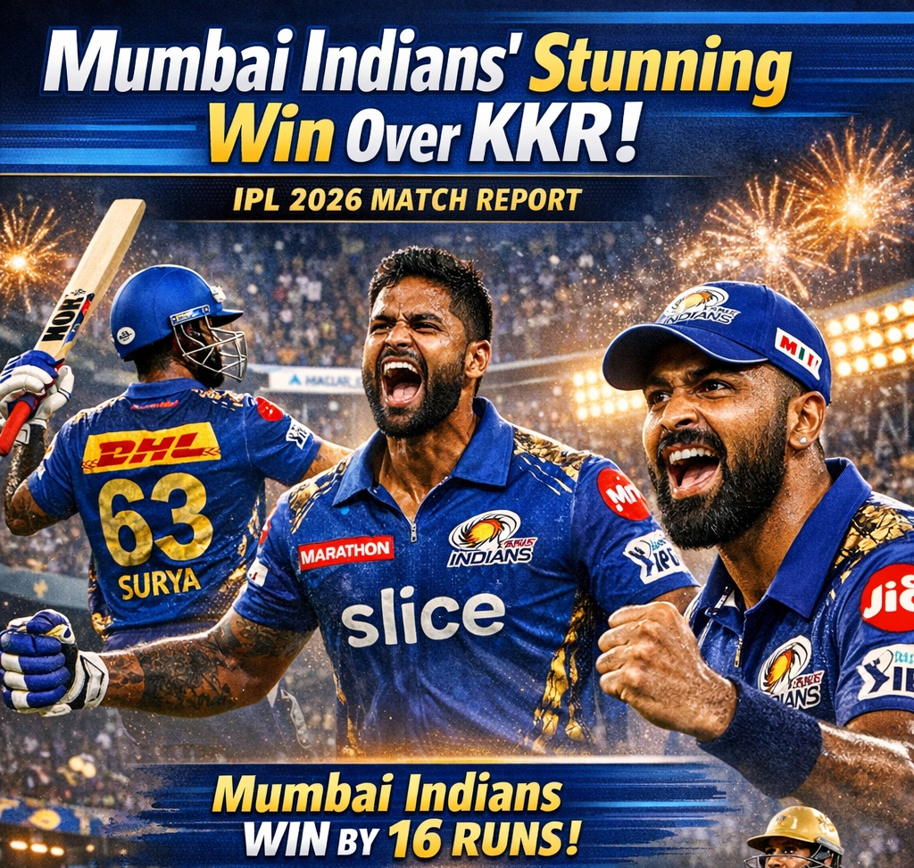 Mumbai Indians’ Stunning Win Over KKR