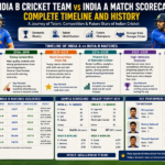 india b cricket team vs india a match scorecard